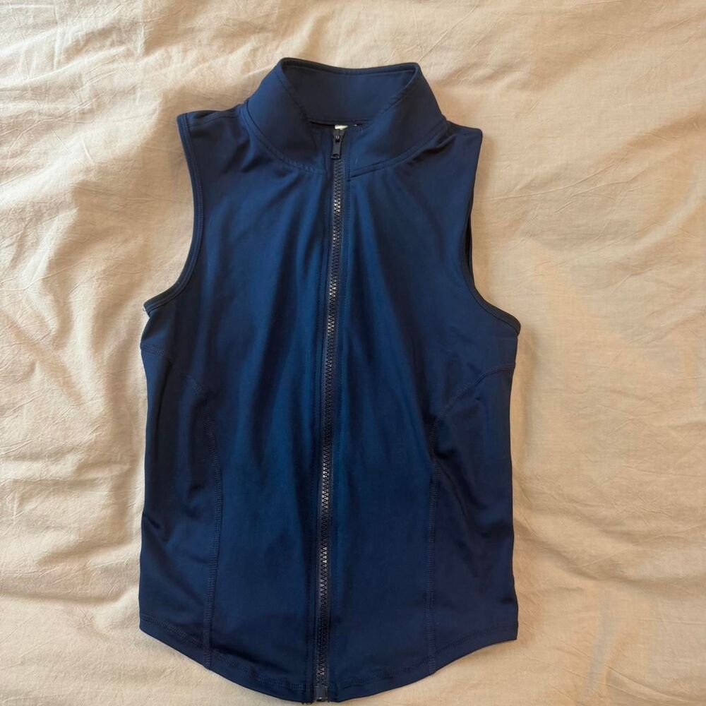 women's Navy and Blue Vest
